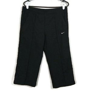 Nike Dri-FIT Womens Training Capri Pants Athletic Open Hem Sweatpants Sz S (32")